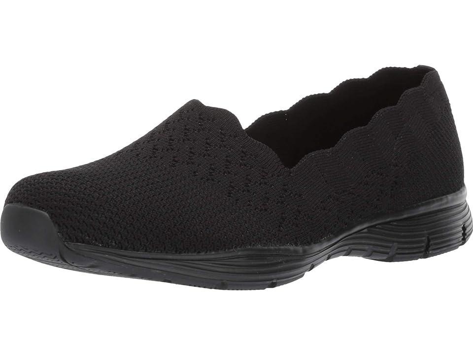 Skechers® Seager Stat Women's Shoes, Size: 8.5 Wide, Black Product Image