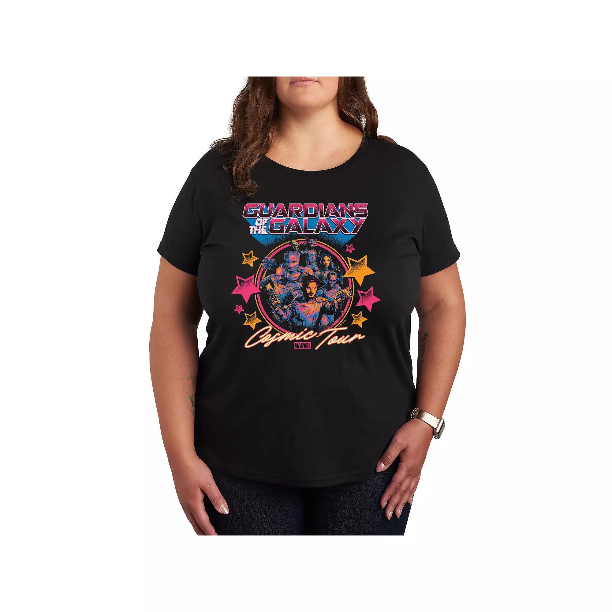Plus Size Guardians of the Galaxy Cosmic Tour Graphic Tee, Womens Product Image