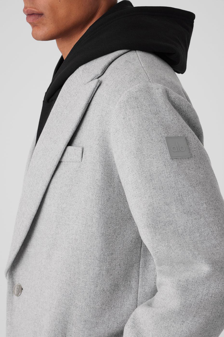 Wool Gameday Overcoat - Athletic Heather Grey Female Product Image