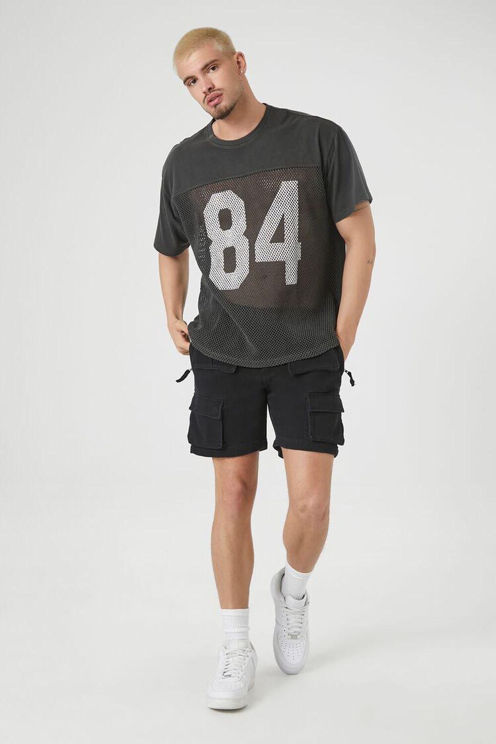 Oversized Mesh 84 Graphic Tee | Forever 21 Product Image