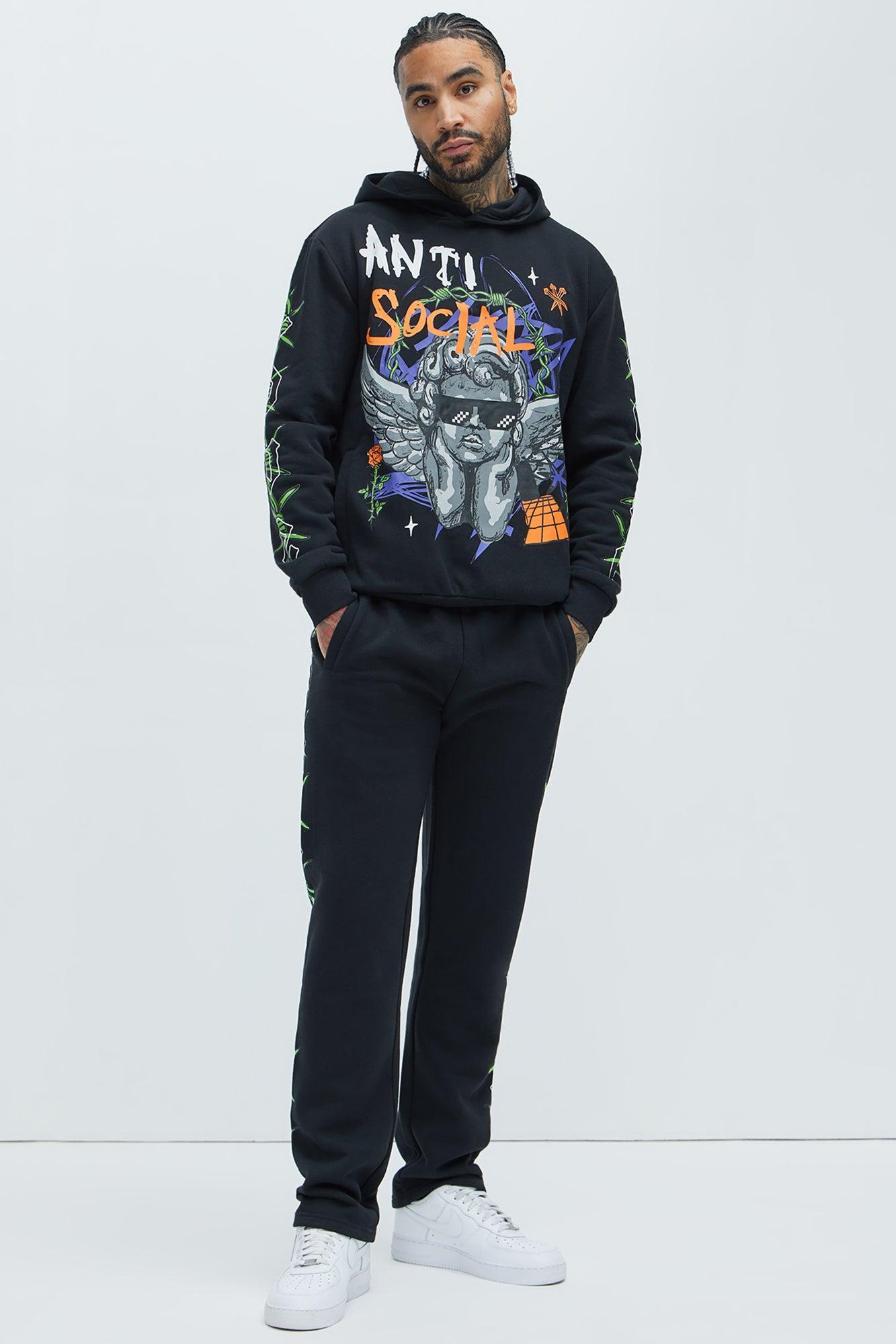 Love The Hate Sweatpants - Black Product Image