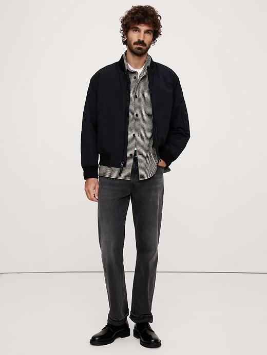 Relaxed-Fit Flannel Overshirt Product Image