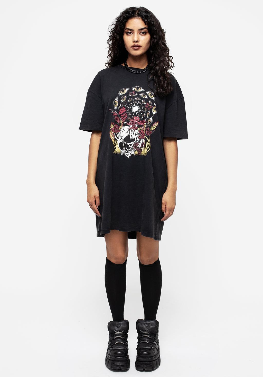 God's Flesh Graphic Print Tee Dress Product Image