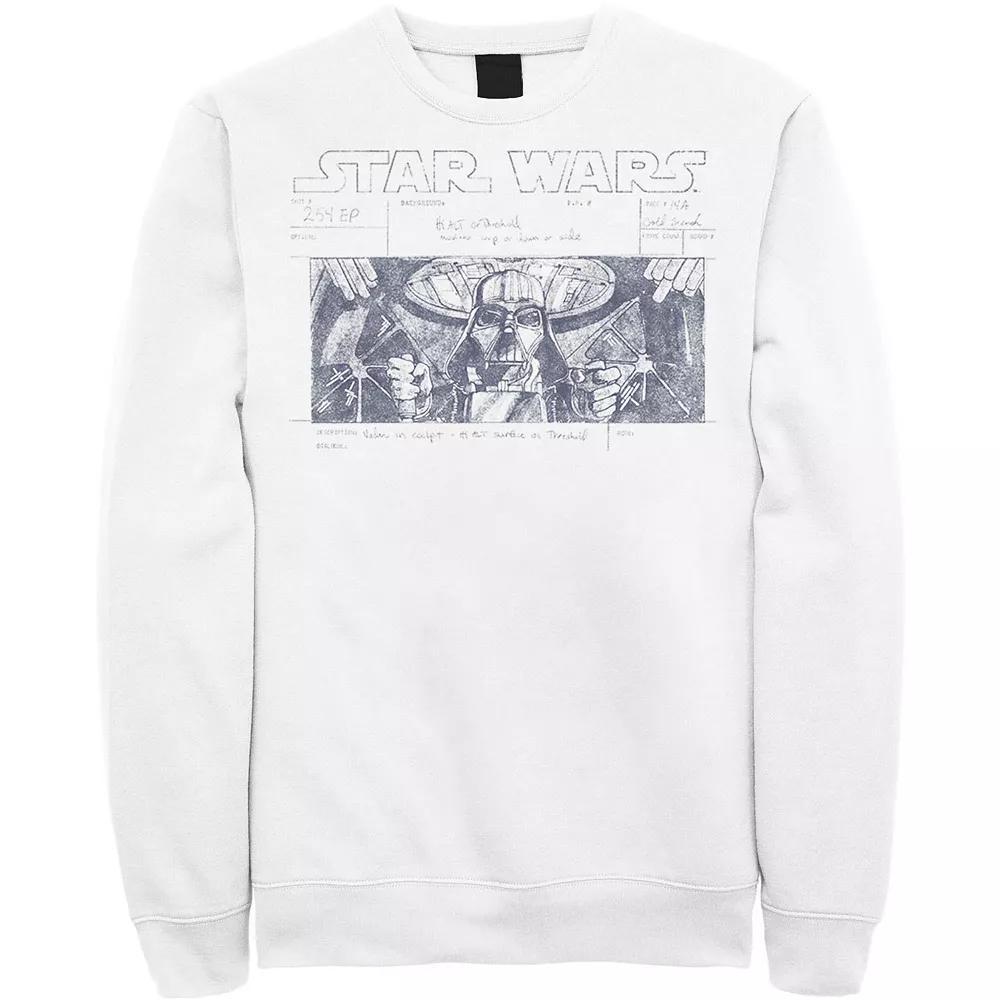 Men's Star Wars Death Star Run Sweatshirt, Size: Large, White Product Image