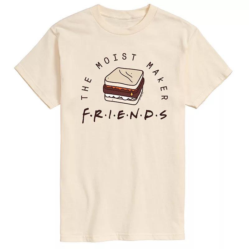 Men's Friends Thanksgiving Graphic Tee, Size: Large, Yellow Product Image