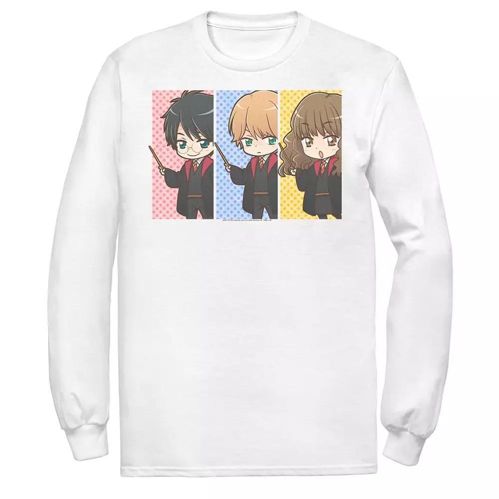 Men's Harry Potter Hermione Granger Ron Weasley Anime Panel Tee, Size: XXL, White Product Image