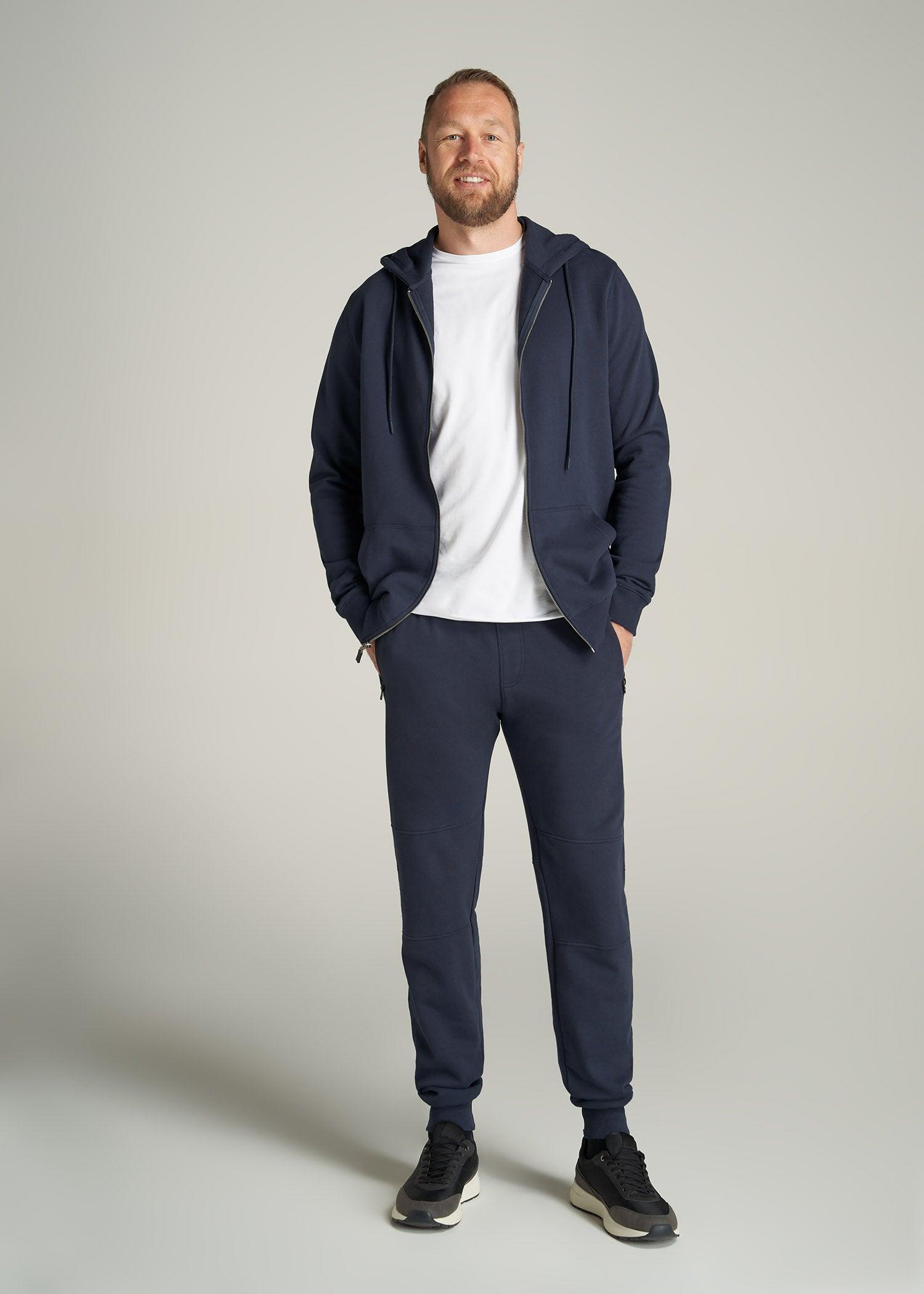 Wearever French Terry Men's Tall Joggers in Navy Product Image