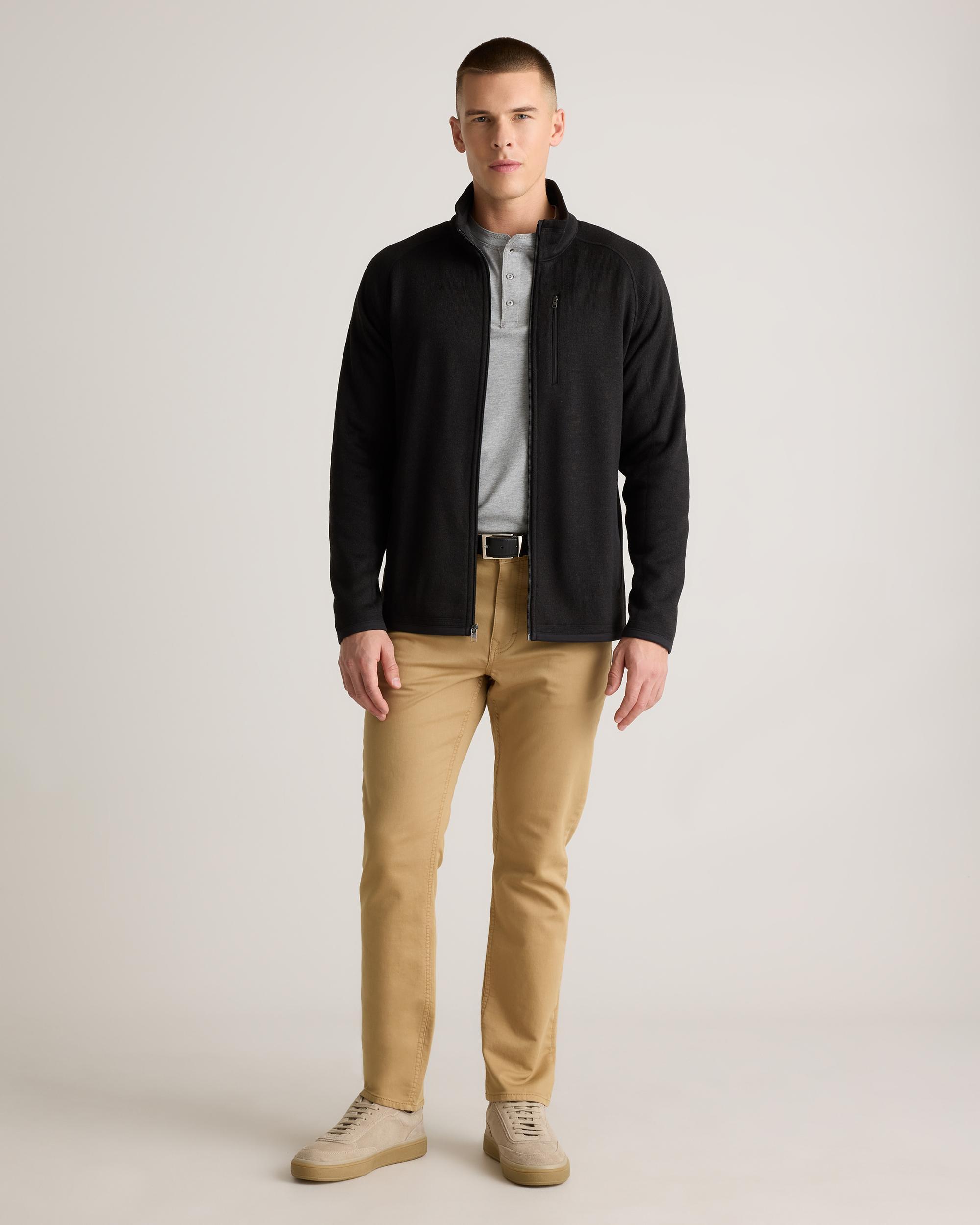 Quince | Men's Sweater-Knit Fleece Full-Zip Jacket Recycled Polyester Product Image