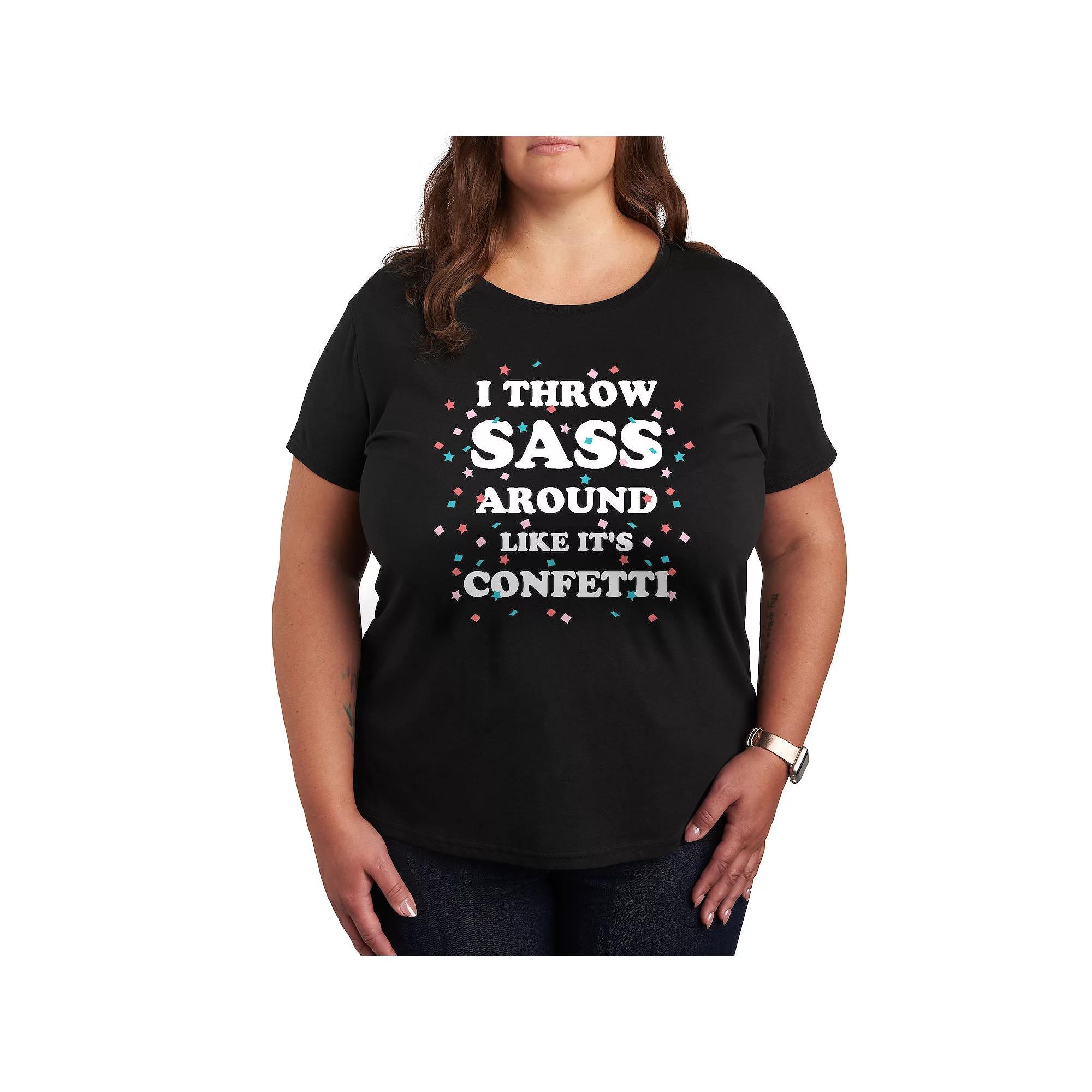Plus Peanuts Snoopy Christmas Grid Graphic Tee, Women's, Size: 1XL, Black Product Image