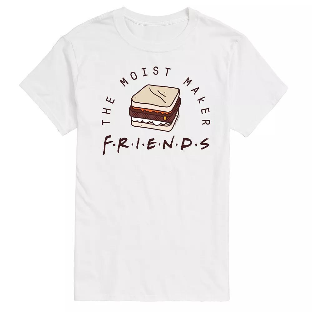 Men's Friends Thanksgiving Graphic Tee, Size: Large, Yellow Product Image