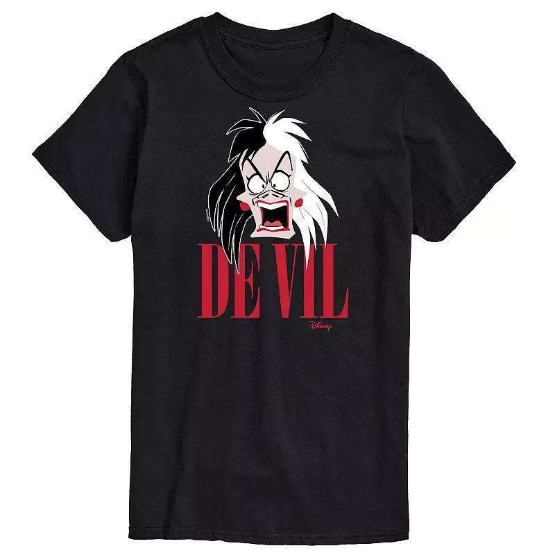 Disney Villains De Vil Mens Graphic Tee Product Image