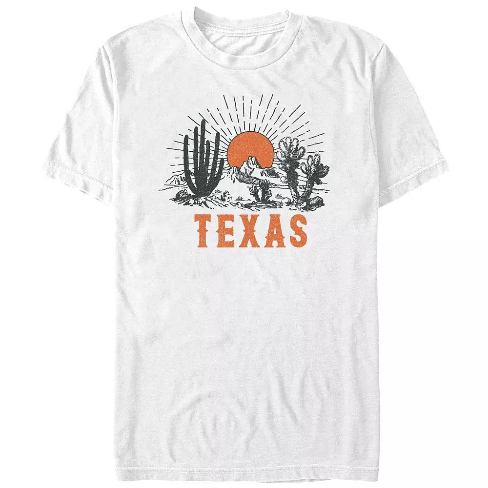 Big & Tall Texas Desert Graphic Tee, Men's, Size: 4XL Tall, White Product Image