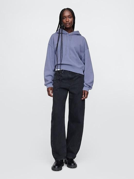 VintageSoft Cropped Hoodie Product Image