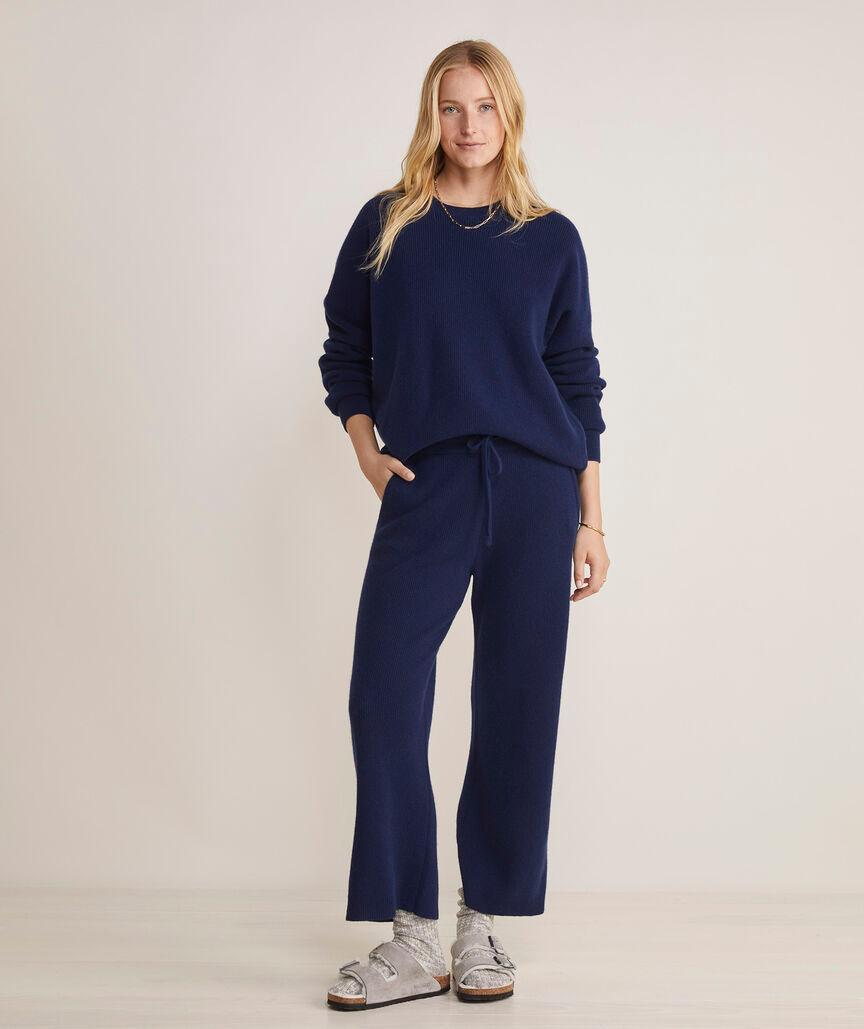 Oversized Ribbed Luxe Crewneck Sweater Product Image