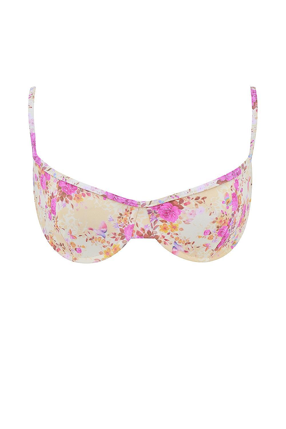 Antibes Floral Print Underwired Bikini Top Product Image