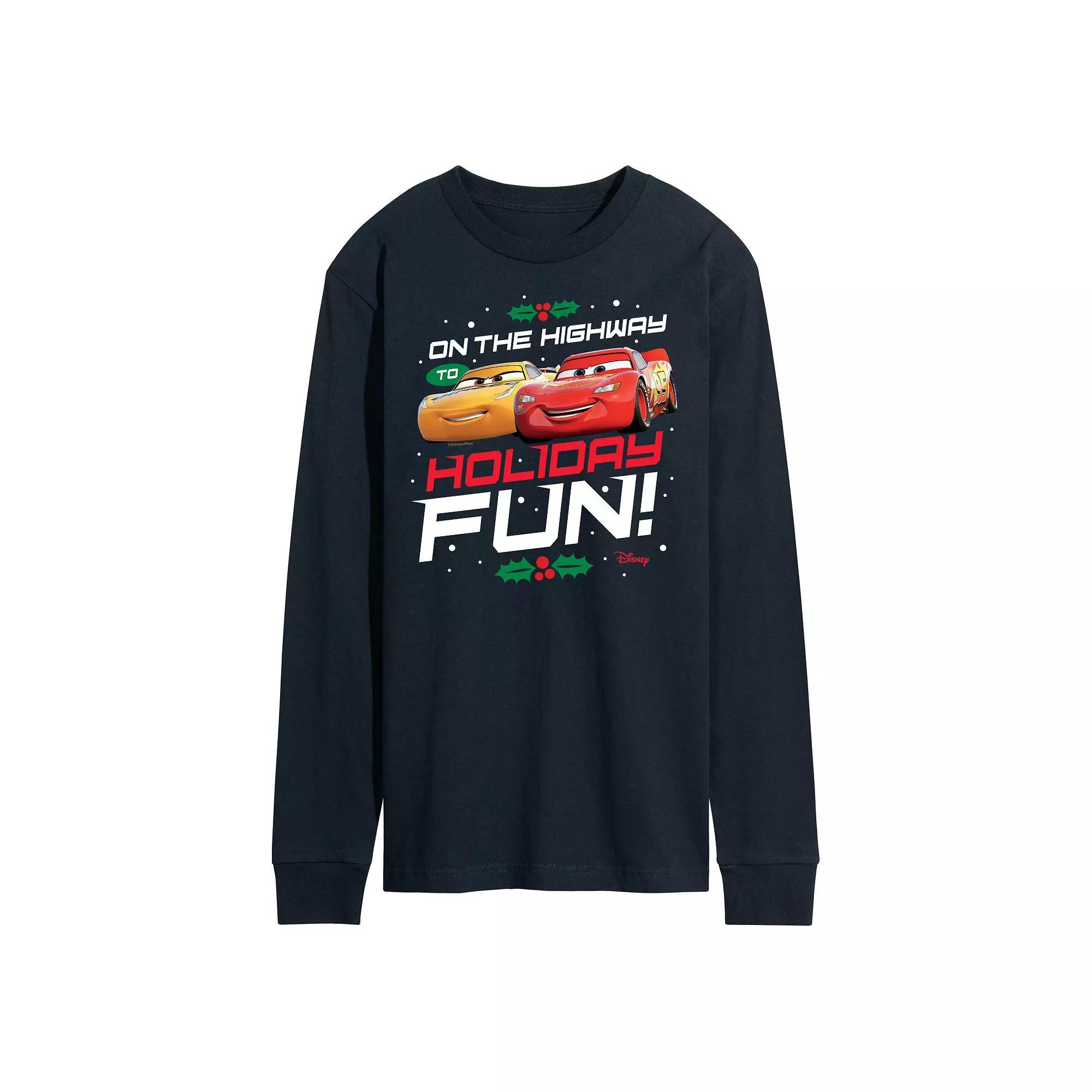 Mens Leinenkugels Canoe Logo Long Sleeve Graphic Tee Blue Product Image