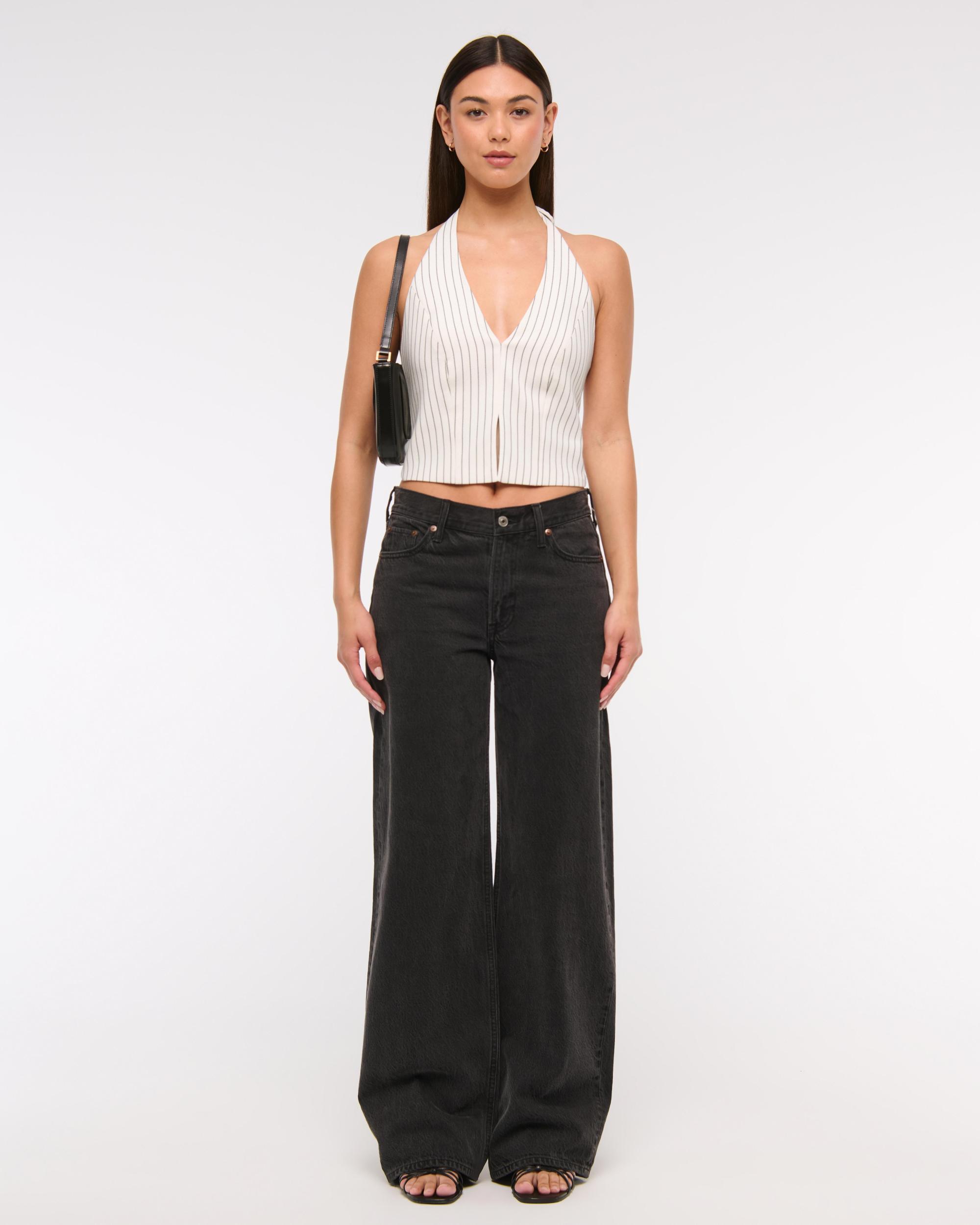 Clean Front Tailored Halter Top Product Image