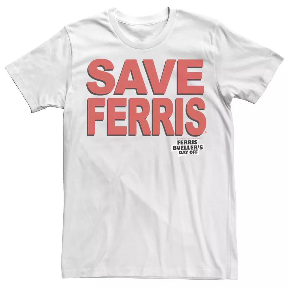 Men's Save Ferris Tee, Size: Medium, White Product Image