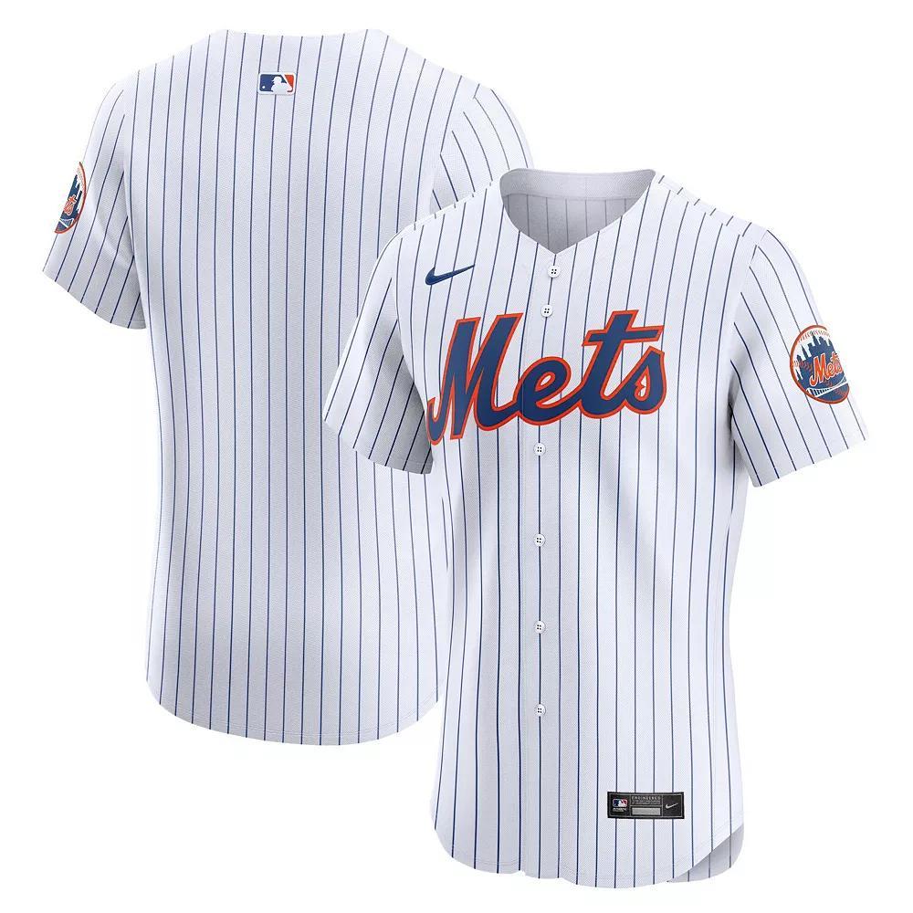 Men's Nike White New York Mets Home Elite Jersey, Size: 52 Product Image