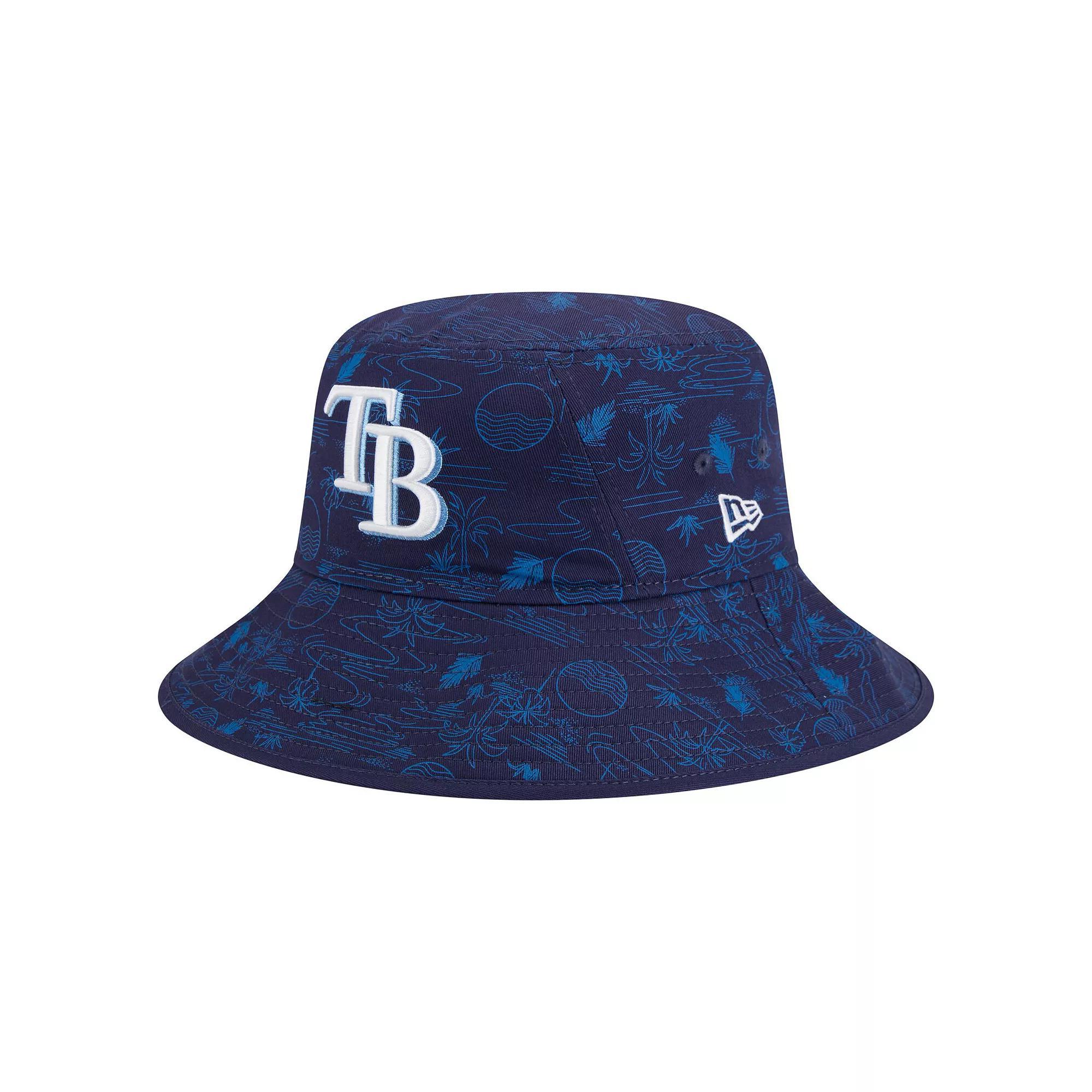 Men's New Era  Navy Tampa Bay Rays 2025 Spring Training All Over Print Bucket Hat, Size: Small/Medium, Blue Product Image