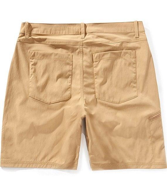 Butt Zipp Long Boxer Shorts - Black Male Product Image