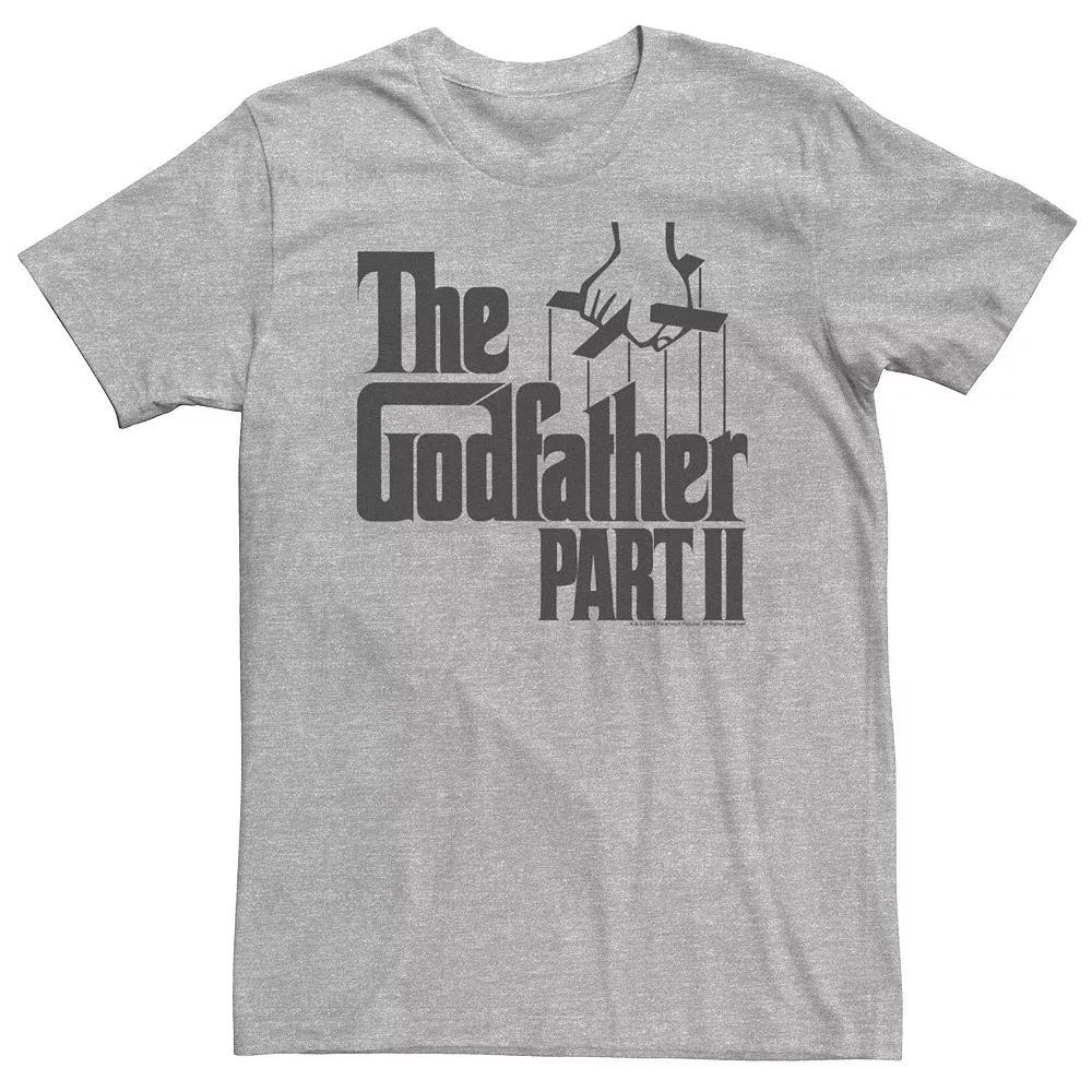 Big & Tall The Godfather Part II Graphic Tee, Men's, Size: 4XL, Athletic Grey Product Image
