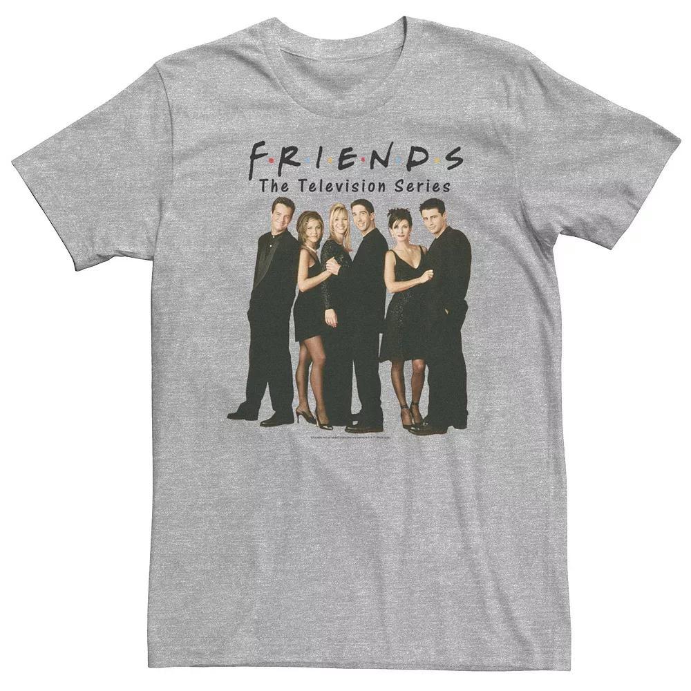 Big & Tall Friends Group Shot Line Up Tee, Men's, Size: 3XL, Athletic Grey Product Image