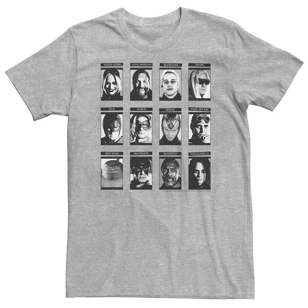 Big & Tall DC Comics The Suicide Squad Team Board Tee, Men's, Size: XXL Tall, Athletic Grey Product Image