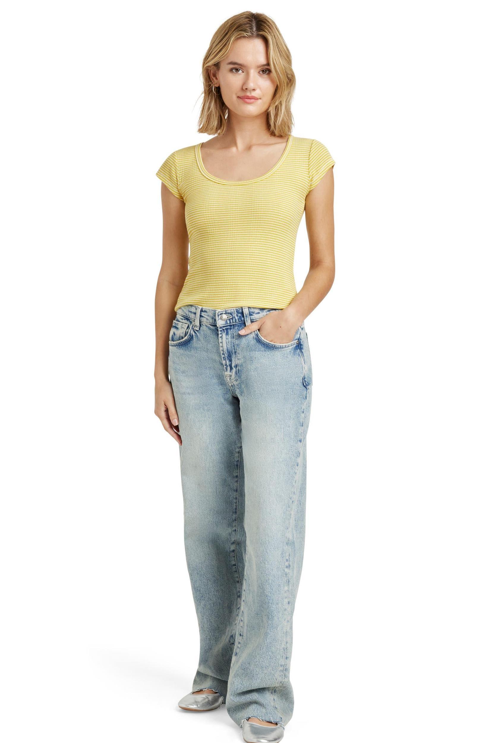 Selena Stripe Tee - Product Image