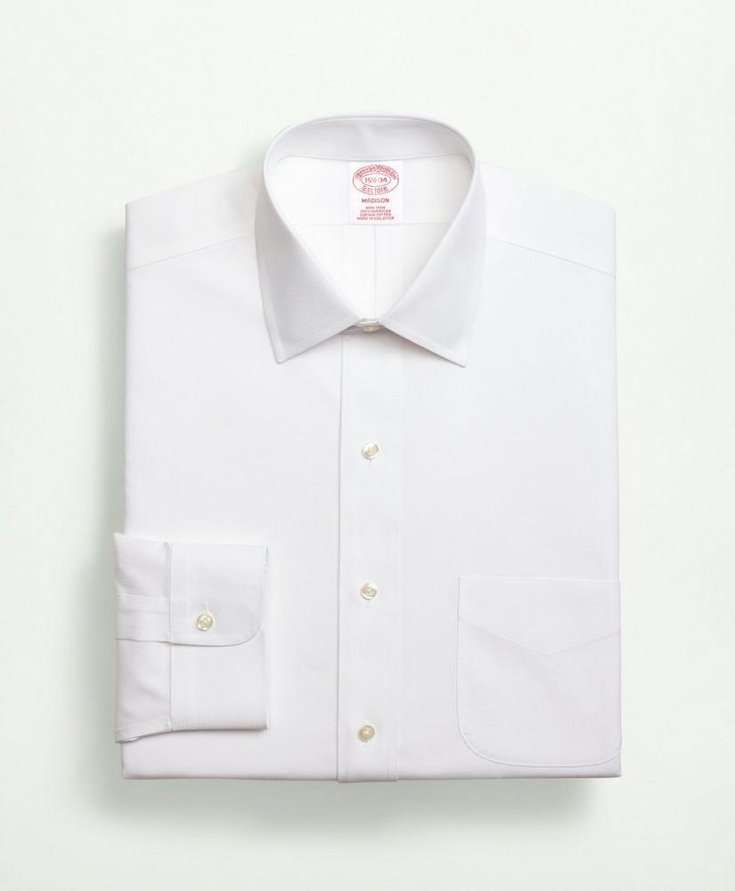 Stretch Supima® Cotton Non-Iron Pinpoint Oxford Ainsley Collar Dress Shirt Product Image