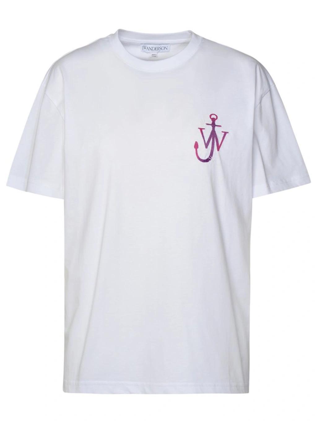 JW ANDERSON Naturally Sweet T-shirt In White Product Image
