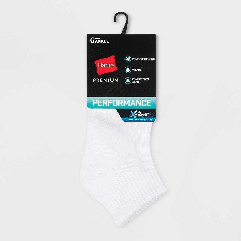 Hanes Moves Premium Women's 6pk Ankle Socks, X-Temp Size 5-9 Product Image