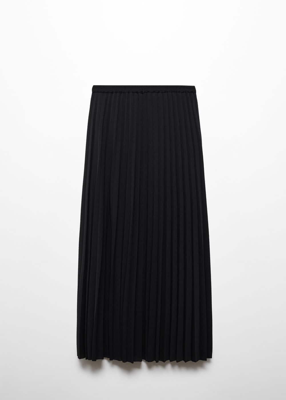 Mango Womens Pleated Long Skirt Product Image