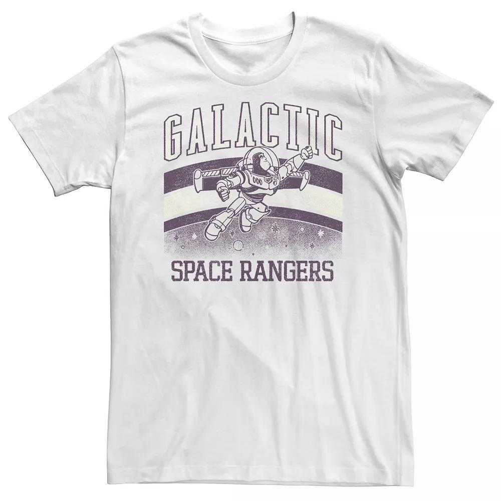 Big & Tall Disney / Pixar Toy Story Buzz Lightyear Galactic Space Rangers Tee, Men's, Size: XXL Tall, White Product Image