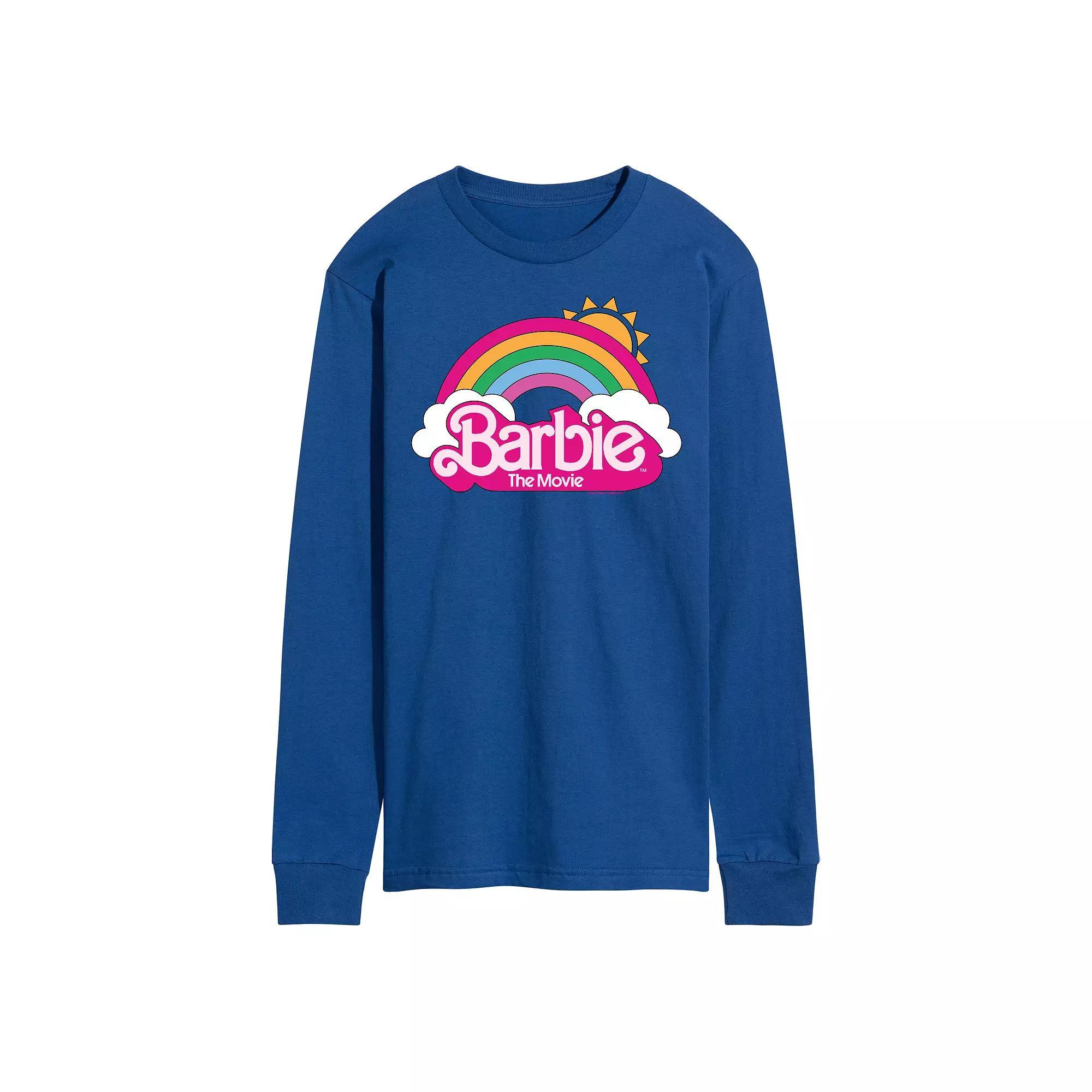 Mens Barbie Theatrical Logo Long Sleeve Graphic Tee Product Image