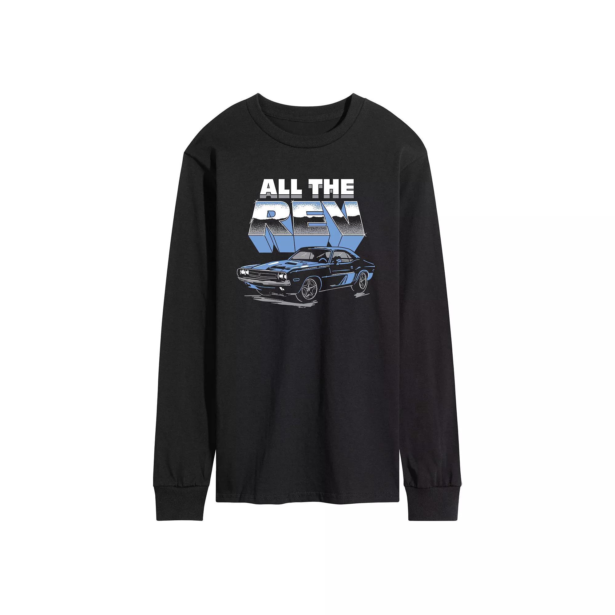 Men's All the Rev Long Sleeve Graphic Tee, Size: Medium, Black Product Image