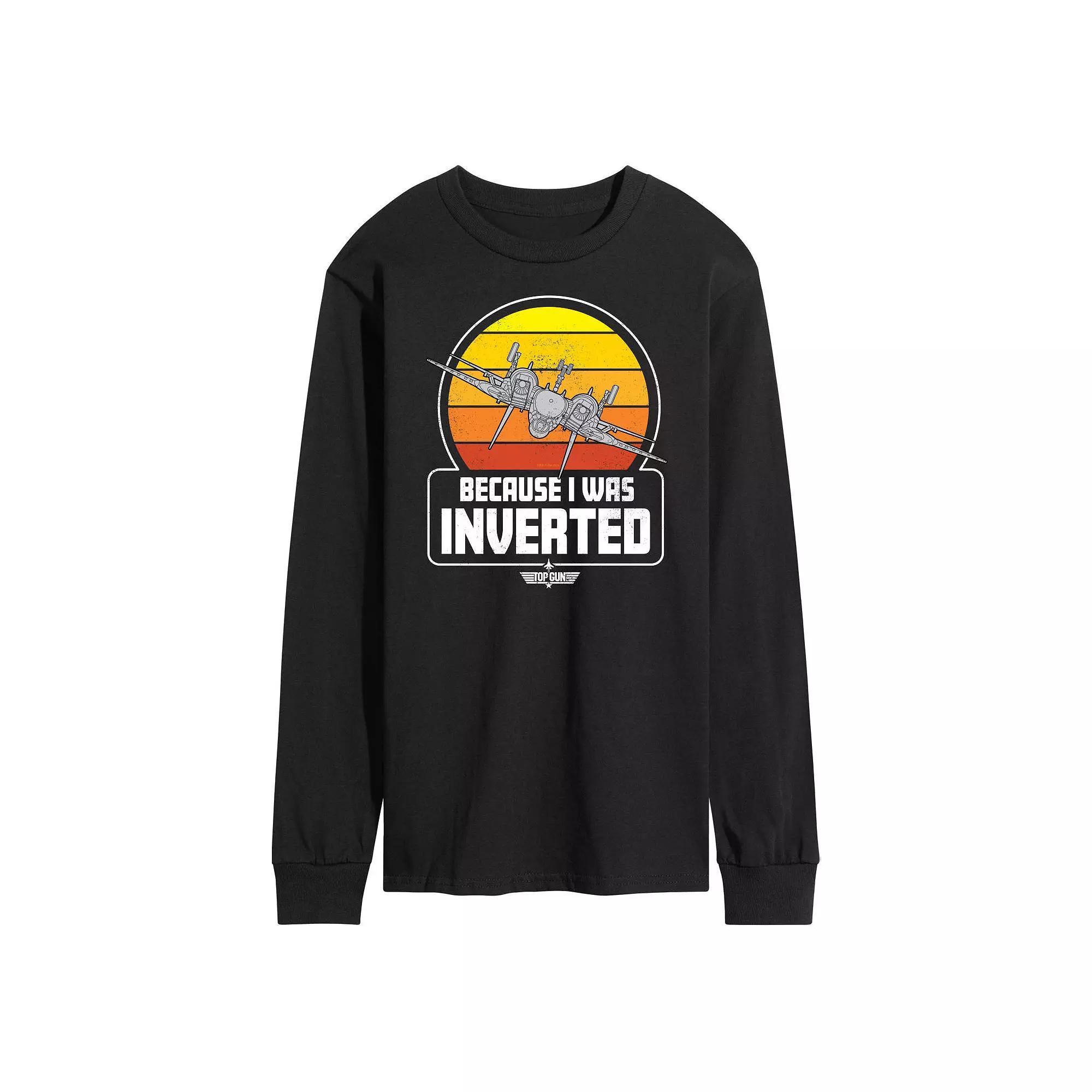 Mens Top Gun Inverted Long Sleeve Tee Product Image