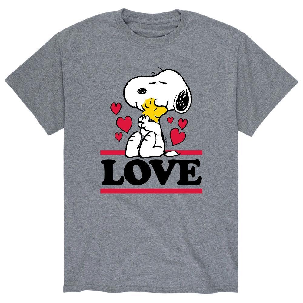 Big & Tall Peanuts Love Snoopy Tee, Mens Product Image