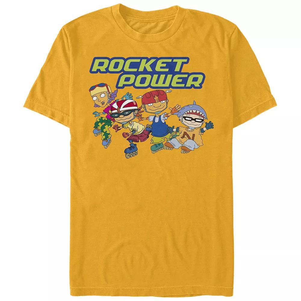 Men's Rocket Power Skate Gang Graphic Tee, Size: Small, Gold Product Image