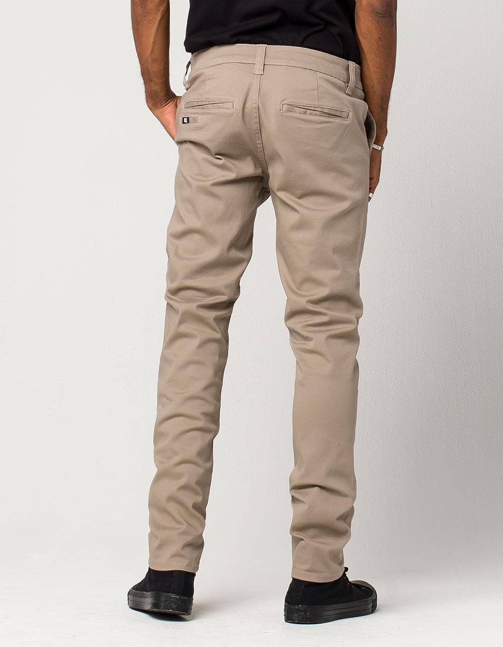 RSQ Seattle Mens Skinny Taper Stretch Chino Pants - LTTAN Product Image
