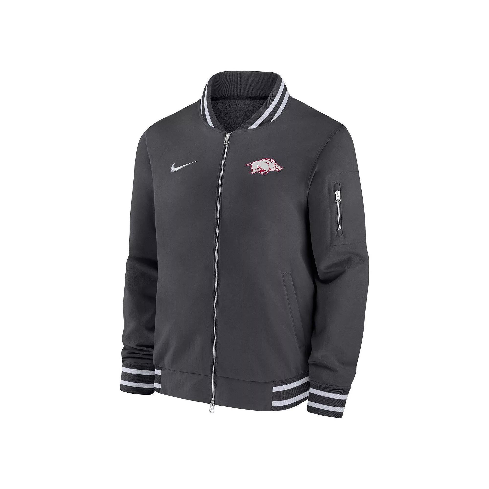 New York Mets Authentic Collection City Connect Men's Nike MLB Full-Zip Bomber Jacket Product Image