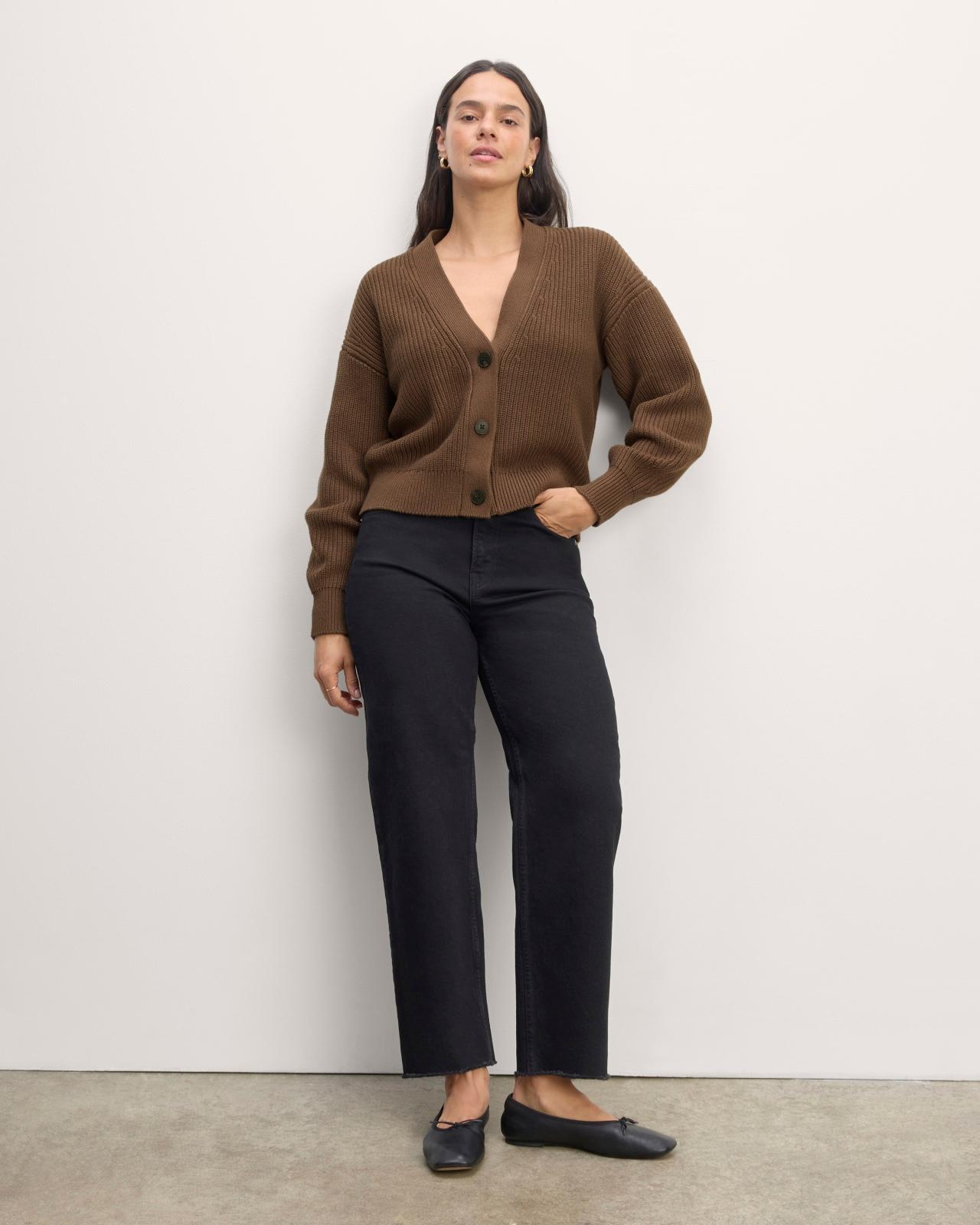 The Boxy Cardigan in Everyday Cotton Product Image