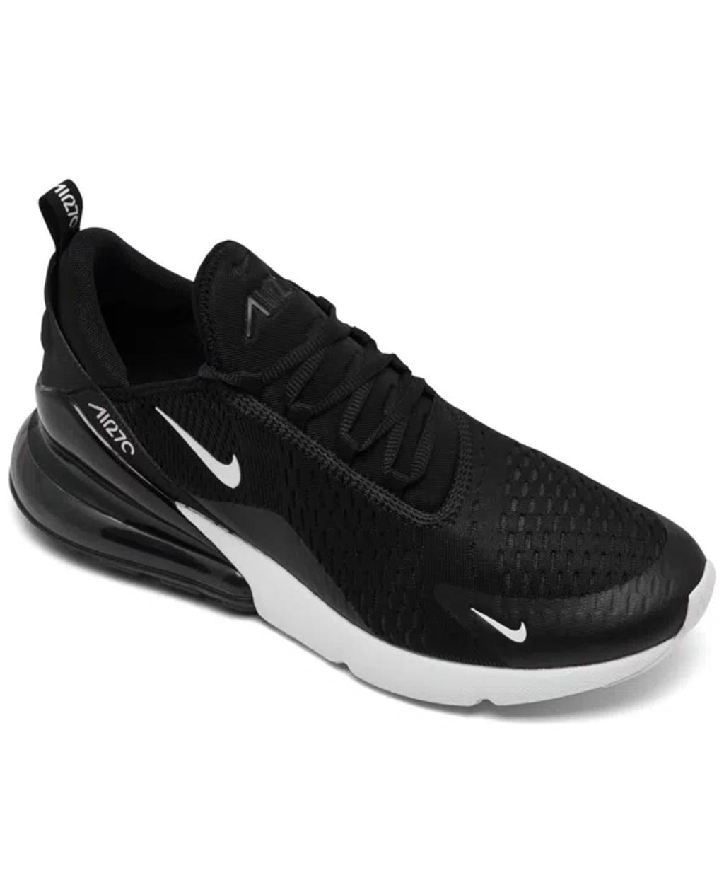 Nike Mens Air Max 270 - Running Shoes Black/Black/Black Product Image