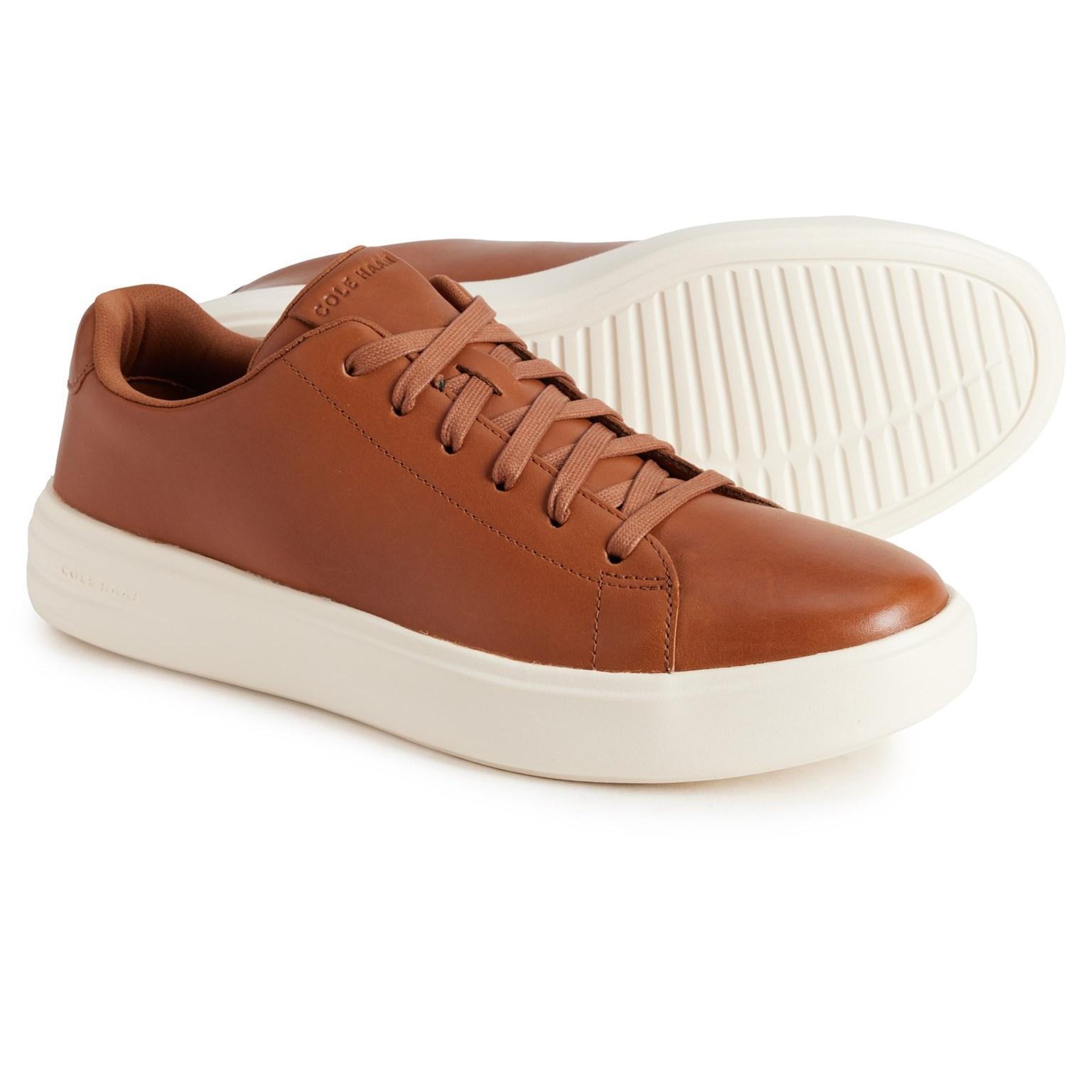 Cole Haan Grand+ Court Sneakers - Leather (For Men) Product Image