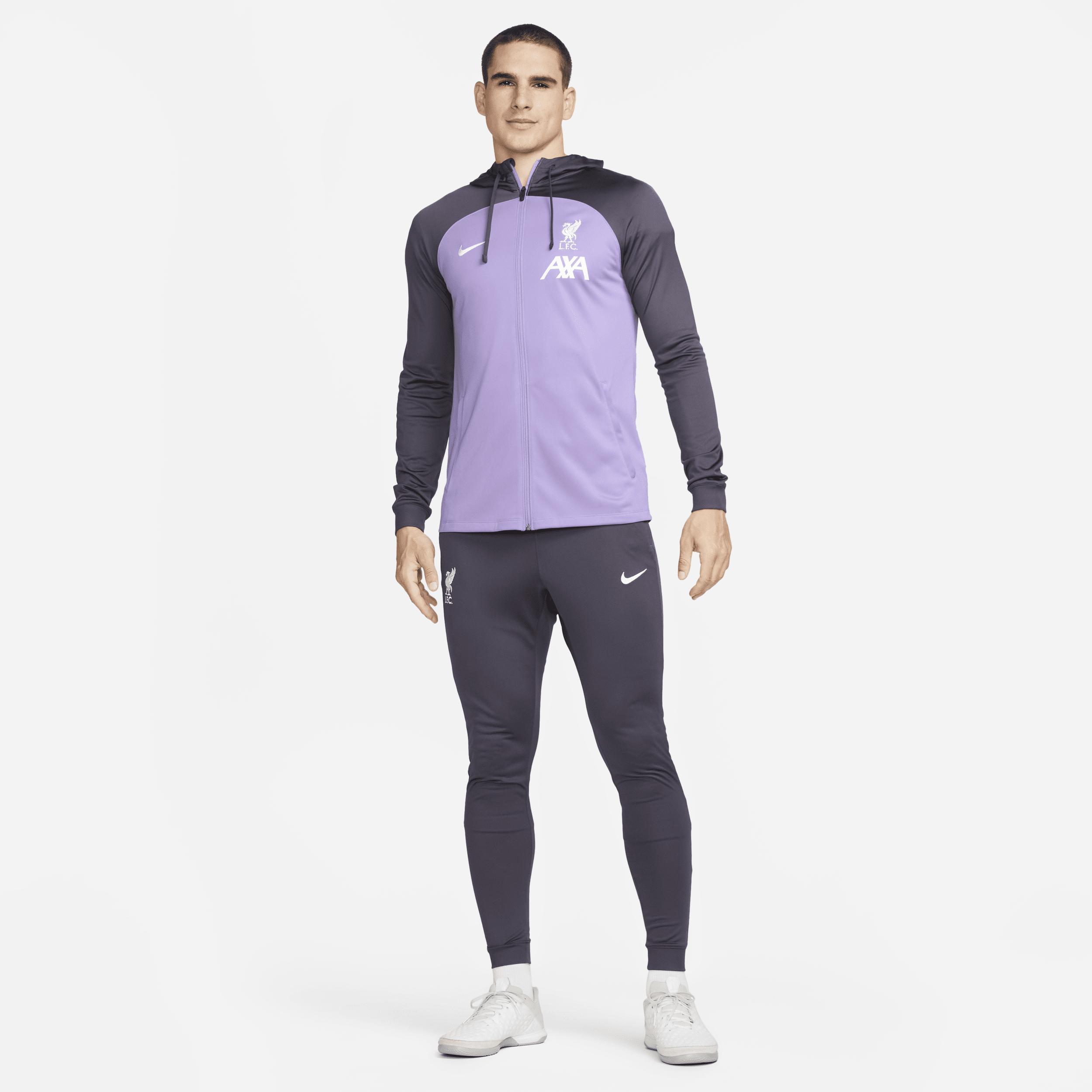 Men's Nike Purple Liverpool 2023/24 Strike Raglan Full-Zip Track Jacket, Size: Medium, Lvp Purple Product Image