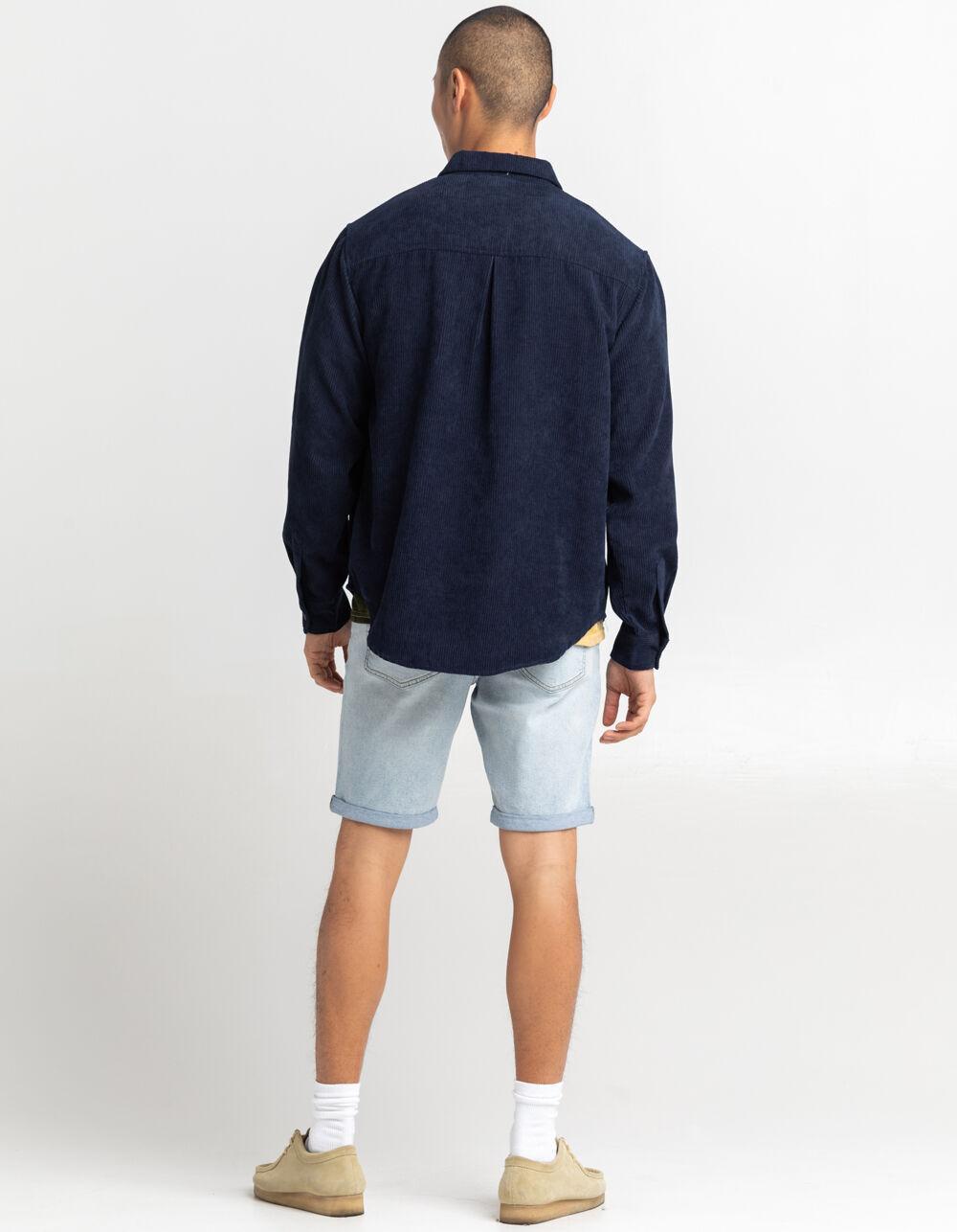 RSQ Mens Light Roll Cuff Denim Shorts - LIGHT WASH Product Image