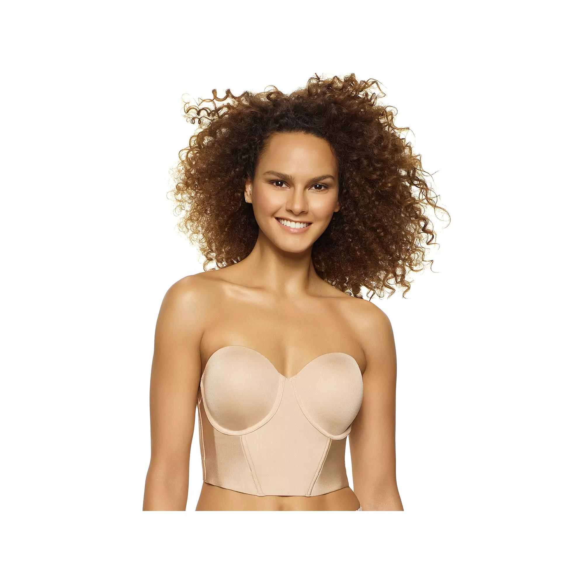 Jezebel Body Veil Longline Strapless Bustier 380104, Womens Product Image