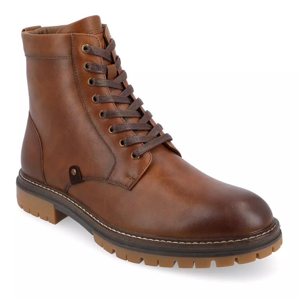 VANCE Denver Tru Comfort Foam Men's Ankle Boots, Size: 10.5, Brown Product Image