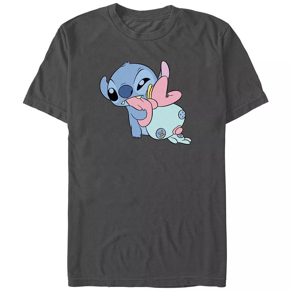 Disney's Lilo & Stitch Baby Stitch Juniors' Graphic Tee, Women's, Size: XL, Grey Product Image