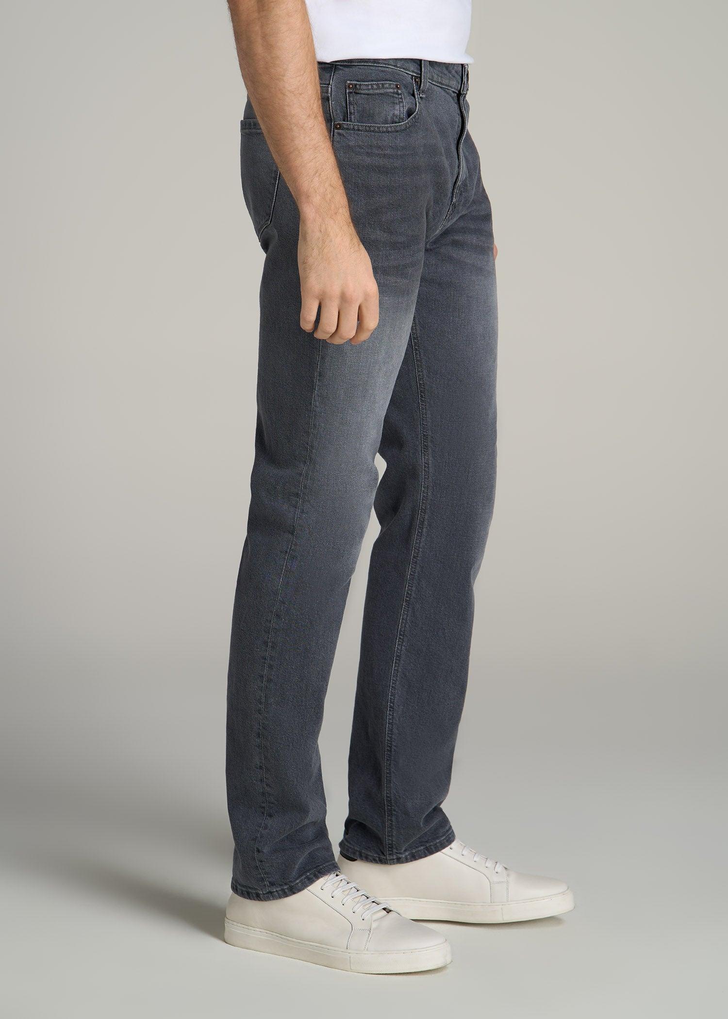 Americana Collection J1 Straight Fit Jeans For Tall Men in Wolf Grey Product Image